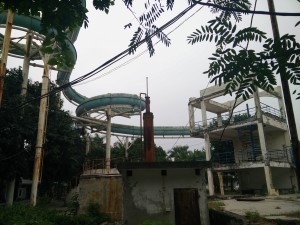 The main waterslide.